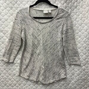 Weekends by Chicos Layering Shirt Chico's Size 0 or Small‎
